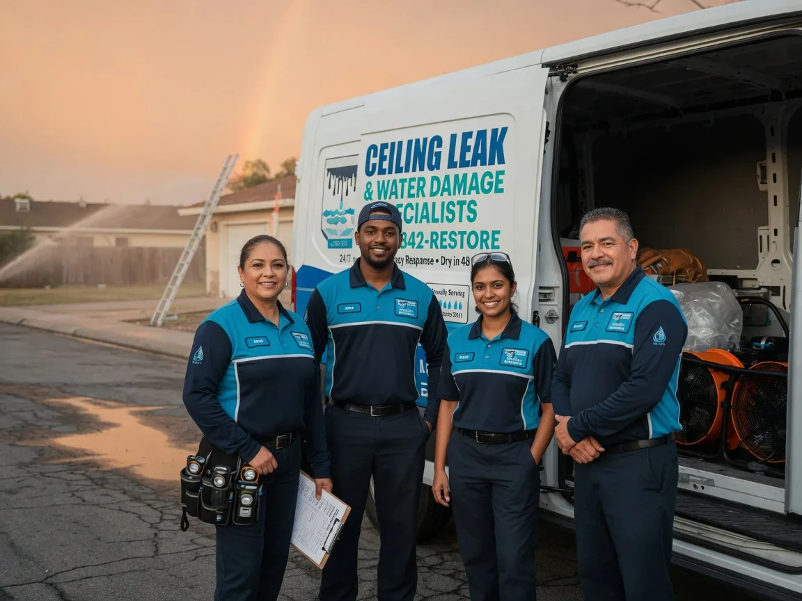 Ceiling Leak Cleanup company in Cordova, IL